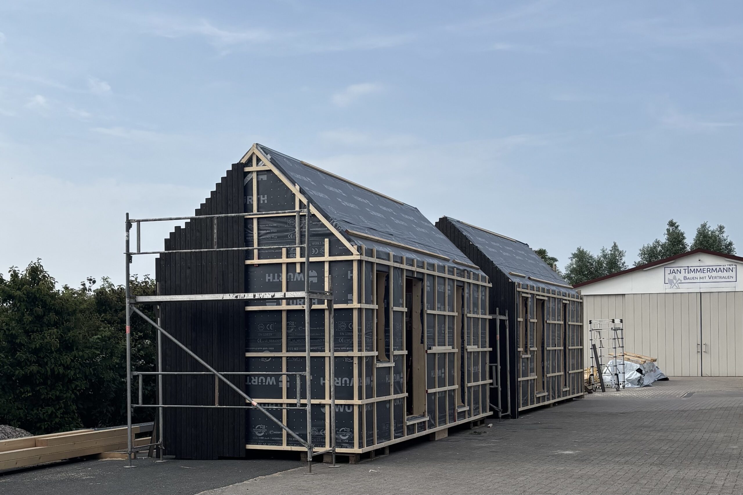 Minihäuser Thülsfelde - Fertigung Hausytp B